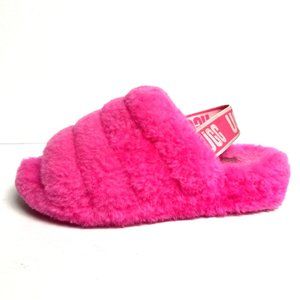 UGG Women's Fluff Yeah Slide Slipper Pink, Size 6 M